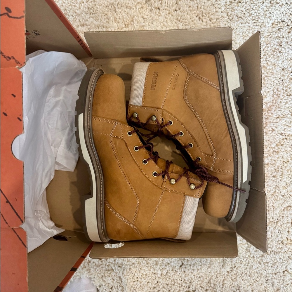 NIB Red Wing Shoes Brown Steel Toe Boots